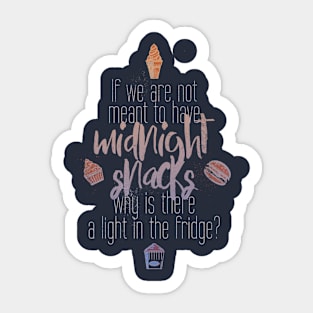 Midnight Snacks Sticker